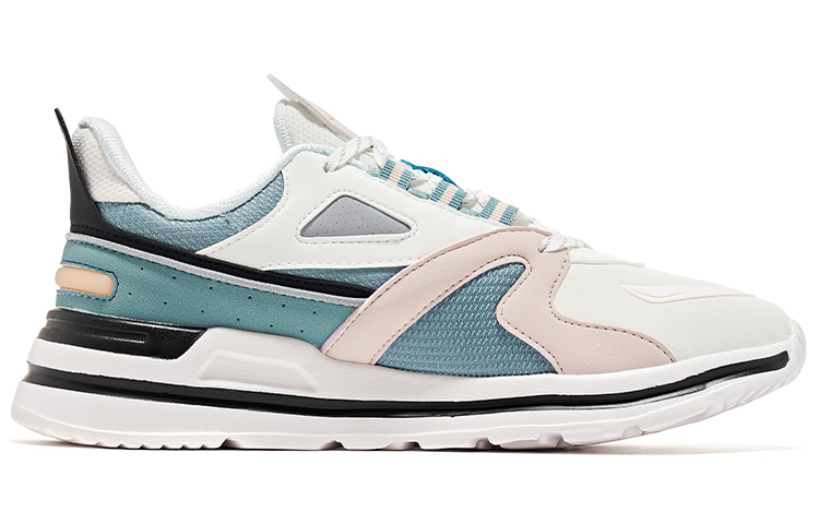 Order (W) ERKE x Xtep ランニングシューズ 白/灰/緑 12122120432-004