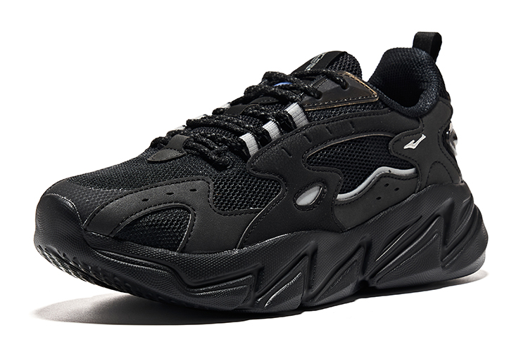 (W) ERKE Xtep Trainer 'Black Silver' 圖 3