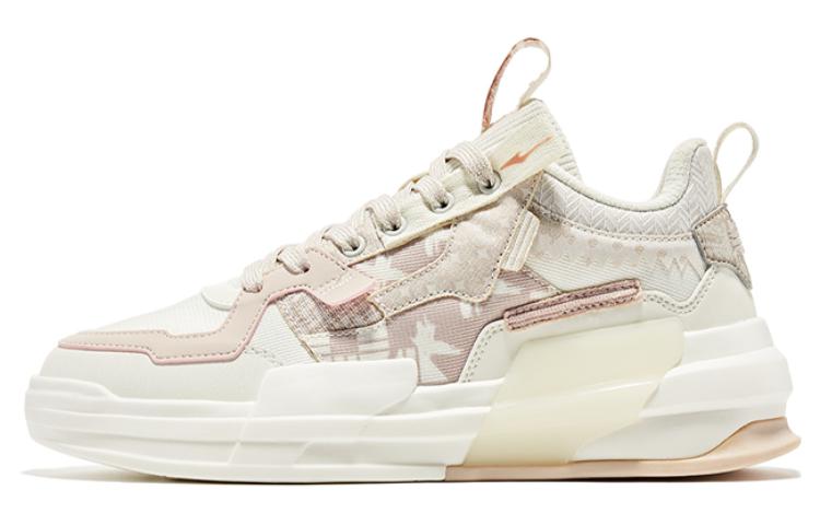 (W) ERKE Xtep Unmatched Skateboarding Shoe 'Rubber White/Pink Gold'