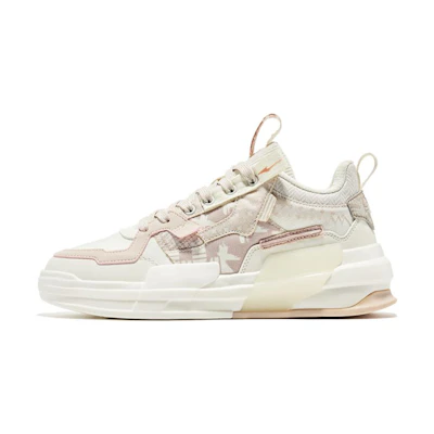 (W) ERKE Xtep Unmatched Skateboarding Shoe 'Rubber White/Pink Gold'