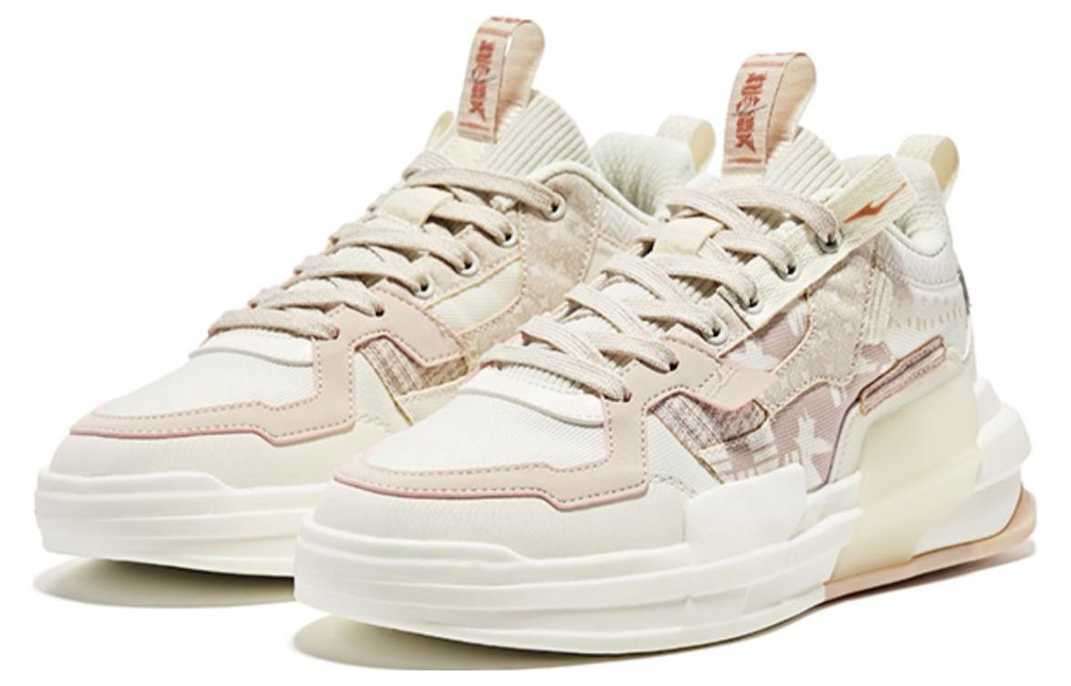 (W) ERKE Xtep Unmatched Skateboarding Shoe 'Rubber White/Pink Gold' 圖 2