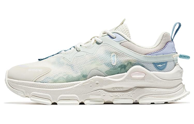 (W) ERKE Xtep White Purple 'Morning Smoke Evening Mist'