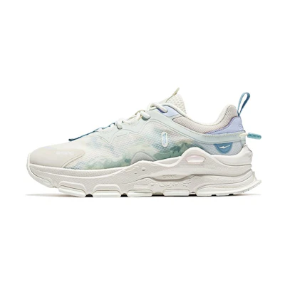 (W) ERKE Xtep White Purple 'Morning Smoke Evening Mist'