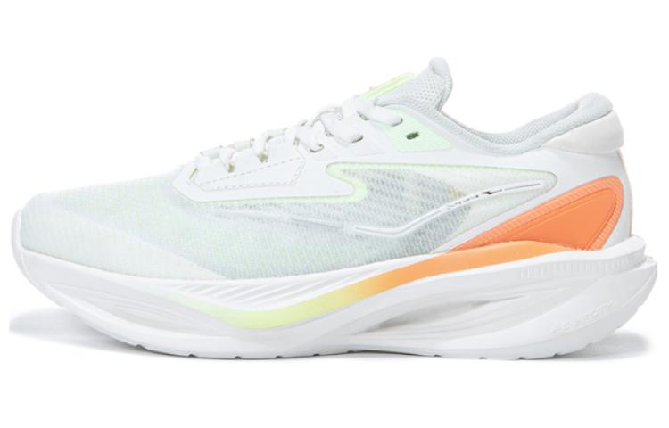 (Women) Erke Yu Feng 4.0 Running Shoes White Green - Cushioned & Non-Slip. 12124203130-003