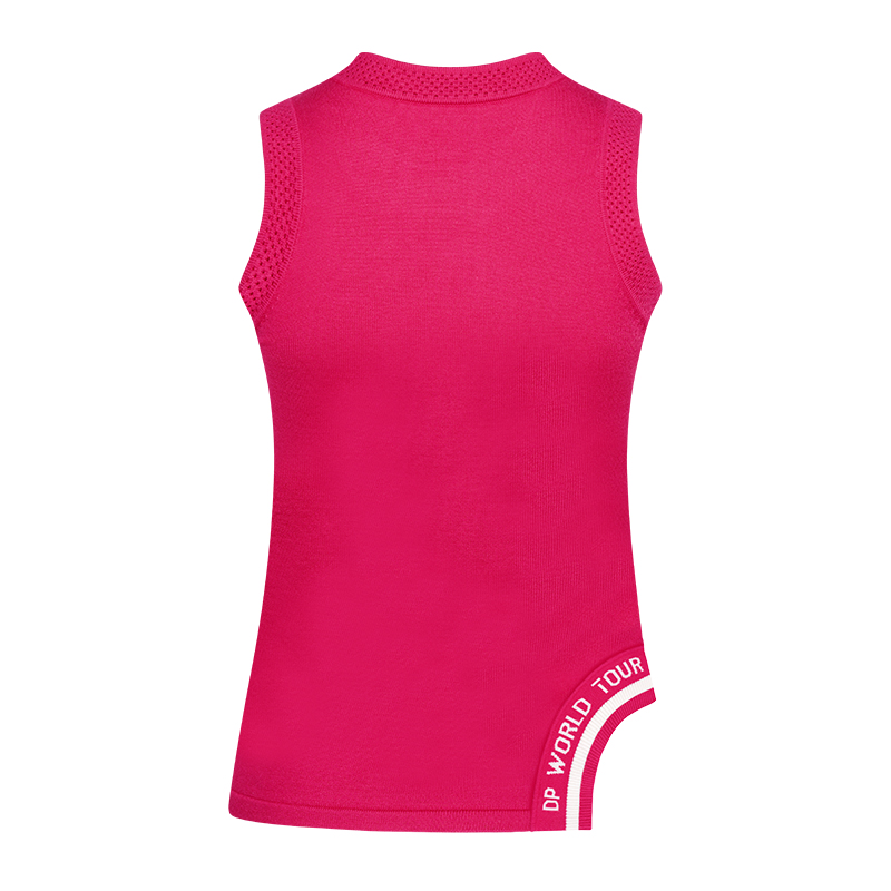 (Women) European Tour Knit Golf Thermal Vest - Stylish & Slim Fit for Fall/Winter EF232WK068