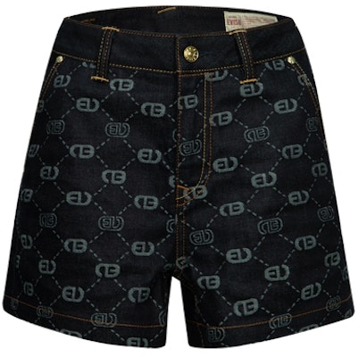 (W) Pantalones Cortos EVISU 2024 Azul Denim con Logos y Bordado de Gaviota. 2EAHTW4DS4021LFDN Order (W) Pantalones Cortos EVISU 2024 Azul Denim con Logos y Bordado de Gaviota. 2EAHTW4DS4021LFDN