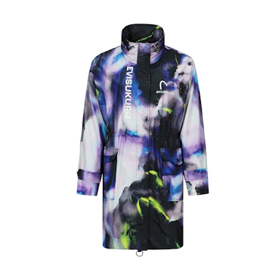 (Women) EVISU Abstract Camouflage Windbreaker Jacket Multicolor 2ESGNW3JK780RXPL