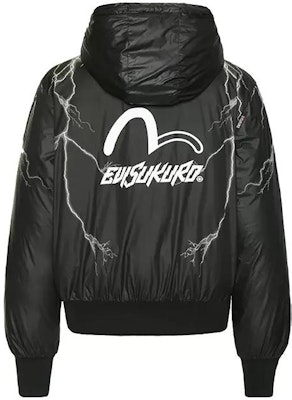 (W) EVISU 黑色冬季連帽羽絨外套帶海鷗圖案 1EAGNW8NJ770XX Lookbook (W) EVISU 黑色冬季連帽羽絨外套帶海鷗圖案 1EAGNW8NJ770XX