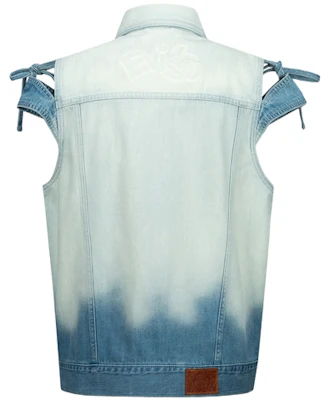 (W) EVISU藍色拉繩領口丹寧口袋背心。 2ESHTW3VS734OSDN Lookbook (W) EVISU藍色拉繩領口丹寧口袋背心。 2ESHTW3VS734OSDN