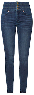 (W) EVISU High-Waist Slim Fit Jeans Denim Bordir Biru 2EAHTW0JE186SK Lookbook (W) EVISU High-Waist Slim Fit Jeans Denim Bordir Biru 2EAHTW0JE186SK