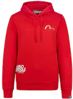 Lookbook (Women) EVISU Red Sweatshirt with Hand-Brushed Seagull Logo Design. 2EAGNW0SW388XX