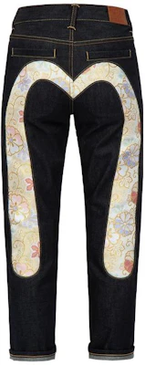 (Women) EVISU Slim Fit Jeans with Floral Embroidery and Big 'M' Design. 2ESHTW3JE916RXCT Buy (Women) EVISU Slim Fit Jeans with Floral Embroidery and Big 'M' Design. 2ESHTW3JE916RXCT
