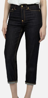 (Women) EVISU Slim Fit Jeans with Floral Embroidery and Big 'M' Design. 2ESHTW3JE916RXCT Shop (Women) EVISU Slim Fit Jeans with Floral Embroidery and Big 'M' Design. 2ESHTW3JE916RXCT