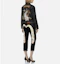 Details for (Women) EVISU Slim Fit Jeans with Floral Embroidery and Big 'M' Design. 2ESHTW3JE916RXCT
