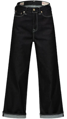 (W) EVISU 寬版牛仔褲附提花M標誌 - 牛仔藍色 2EAHTW3JE4083WLCX Lookbook (W) EVISU 寬版牛仔褲附提花M標誌 - 牛仔藍色 2EAHTW3JE4083WLCX