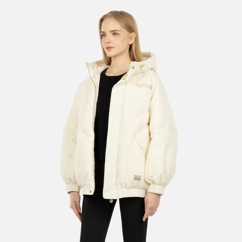 (Women) EVISU AW23  Camo Logo Embroidered Down Jacket. 2EAHTW2NJ798LFPL 圖 4