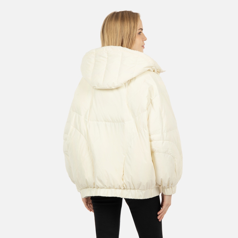 (Women) EVISU AW23  Camo Logo Embroidered Down Jacket. 2EAHTW2NJ798LFPL 圖 5