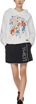 (W) EVISU AW23 金魚花卉印花寬鬆連帽衫 白色 2EAHTW3SW4026OSCT Sizing (W) EVISU AW23 金魚花卉印花寬鬆連帽衫 白色 2EAHTW3SW4026OSCT