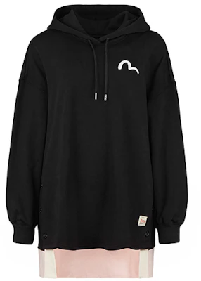 (Women) EVISU Black Sweatshirt with Kamon and Daruma Print 2EAHTW0SW349OS Lookbook (Women) EVISU Black Sweatshirt with Kamon and Daruma Print 2EAHTW0SW349OS