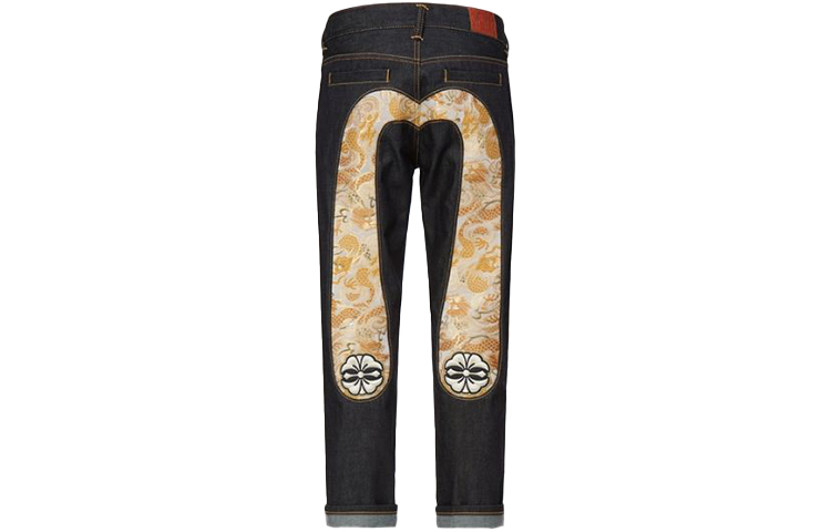 Order (Women) EVISU FW21 Dragon Pattern M Jeans  Denim Blue. 2EAHTW1JE956BFCT
