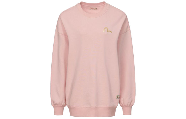 Lookbook (W) EVISU FW21 粉色長袖圓領衫搭配海神印花設計 2EAHTW1SW362OSCT