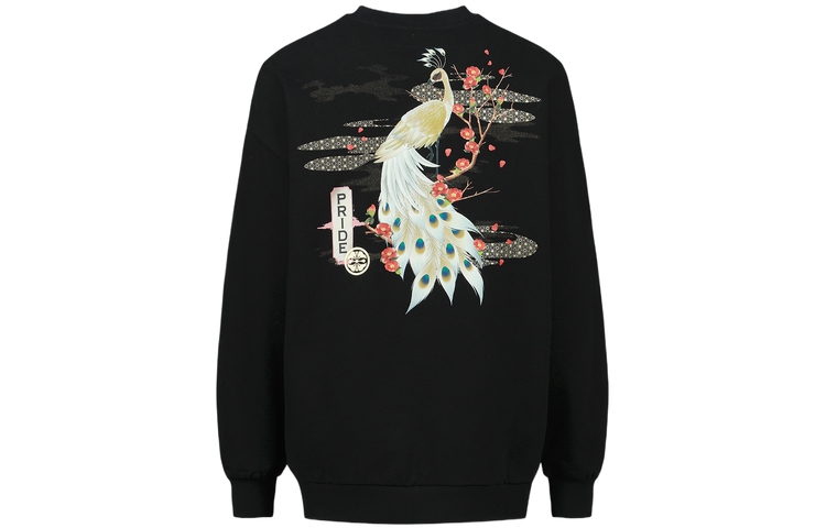 Order (W) EVISU FW22 標誌孔雀圖案設計圓領衛衣 2ESHTW3SW328OSCT