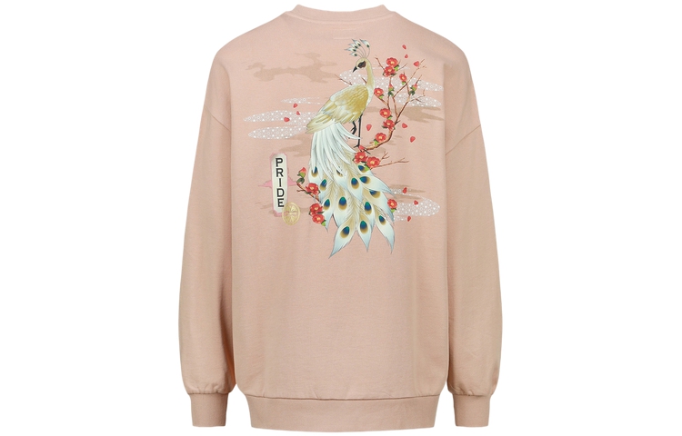 Details for (W) EVISU FW22 標誌孔雀圖案設計圓領衛衣 2ESHTW3SW328OSCT