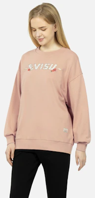 (W) EVISU FW22 標誌孔雀圖案設計圓領衛衣 2ESHTW3SW328OSCT Cheap (W) EVISU FW22 標誌孔雀圖案設計圓領衛衣 2ESHTW3SW328OSCT