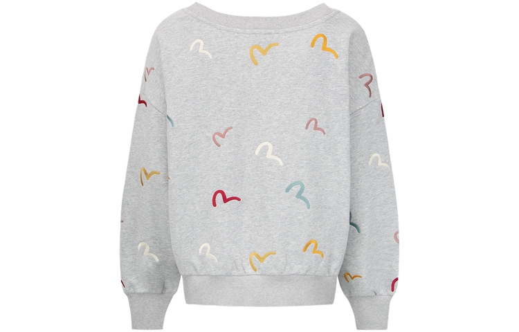 Lookbook (W) EVISU FW22 多色海鷗刺繡印花圓領長袖上衣 2EAHTW2SW374OSCT