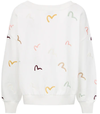 (W) EVISU FW22 多色海鷗刺繡印花圓領長袖上衣 2EAHTW2SW374OSCT Sizing (W) EVISU FW22 多色海鷗刺繡印花圓領長袖上衣 2EAHTW2SW374OSCT