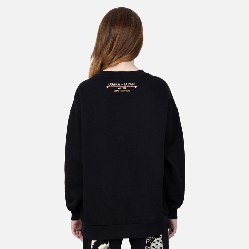 (Women) EVISU FW22 Women’s Seagull Embroidery Pullover Sweatshirt 2EAHTW2SW375OSFL 圖 5