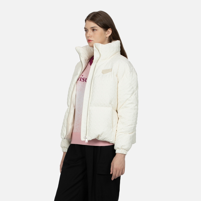 (Women) EVISU FW23  White Seagull Embroidered Puffer Jacket 2EAGNW3NJ6069XXPL 圖 5