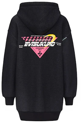 (W) EVISU 深灰色海鷗LOGO印花連帽衫 2EAGNW0SW380FF Order (W) EVISU 深灰色海鷗LOGO印花連帽衫 2EAGNW0SW380FF