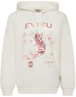 (Women) EVISU Koi Sakura Graphic Hoodie White. 1EAHTW9SW334XX (Women) EVISU Koi Sakura Graphic Hoodie White. 1EAHTW9SW334XX