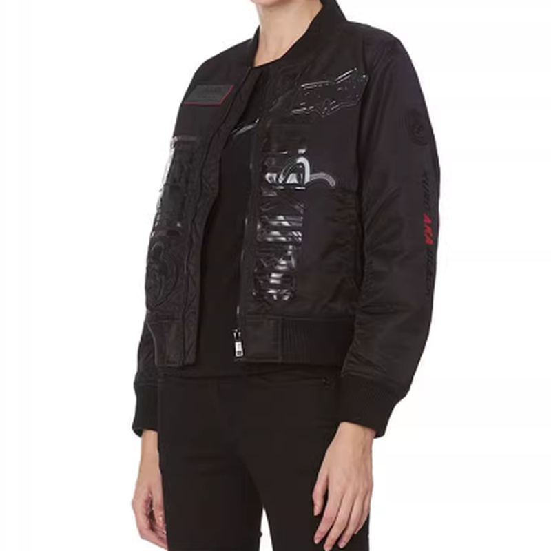 (Women) EVISU KURO 18AW Seagull Badge Jacket  Black 1EAGNW8JK779XX 圖 4