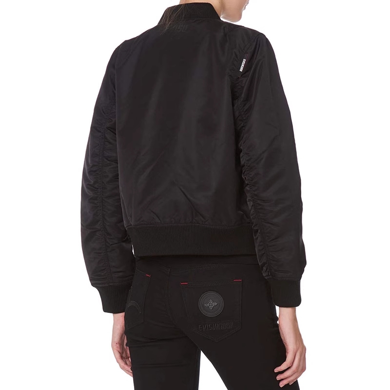 (Women) EVISU KURO 18AW Seagull Badge Jacket  Black 1EAGNW8JK779XX 圖 5