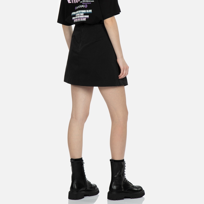 Purchase (W) EVISU 女士标语刺绣拉链休闲迷你裙 2ESGNW3SK207XXCT