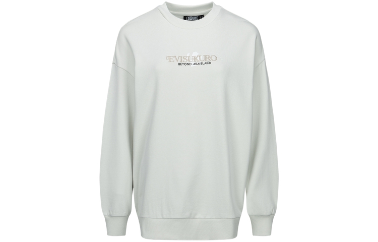 Order (W) EVISU 標誌刺繡圓領衛衣 淺灰色 2ESGNW3SW451OSCT