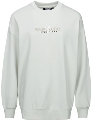 (W) EVISU 標誌刺繡圓領衛衣 淺灰色 2ESGNW3SW451OSCT Order (W) EVISU 標誌刺繡圓領衛衣 淺灰色 2ESGNW3SW451OSCT