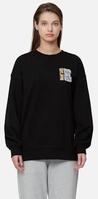 (W) EVISU Logo Print Pullover Sweatshirt Dengan Rekaan Kucing Lucky Daruma 2EAHTW2SW366OSCT 4