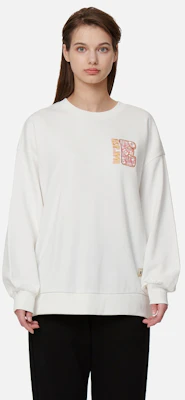 (W) EVISU Logo Print Pullover Sweatshirt Dengan Rekaan Kucing Lucky Daruma 2EAHTW2SW366OSCT Shop (W) EVISU Logo Print Pullover Sweatshirt Dengan Rekaan Kucing Lucky Daruma 2EAHTW2SW366OSCT