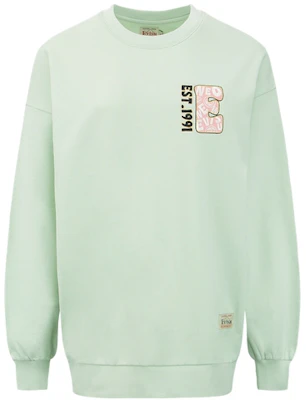 (W) EVISU Logo Print Pullover Sweatshirt Dengan Rekaan Kucing Lucky Daruma 2EAHTW2SW366OSCT Sizing (W) EVISU Logo Print Pullover Sweatshirt Dengan Rekaan Kucing Lucky Daruma 2EAHTW2SW366OSCT