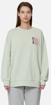 (W) EVISU Logo Print Pullover Sweatshirt Dengan Rekaan Kucing Lucky Daruma 2EAHTW2SW366OSCT Cheap (W) EVISU Logo Print Pullover Sweatshirt Dengan Rekaan Kucing Lucky Daruma 2EAHTW2SW366OSCT