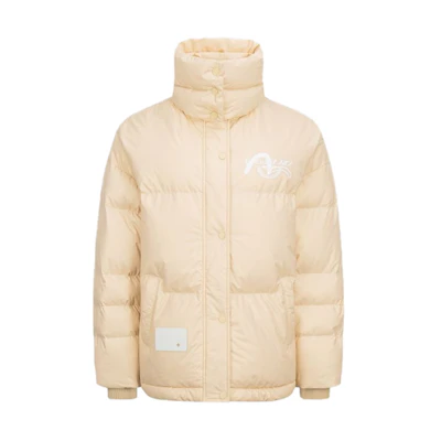 (Women) EVISU Quilted Seagull Double Collar Down Jacket Women’s Khaki. 2EAGNW1NJ258LFPL