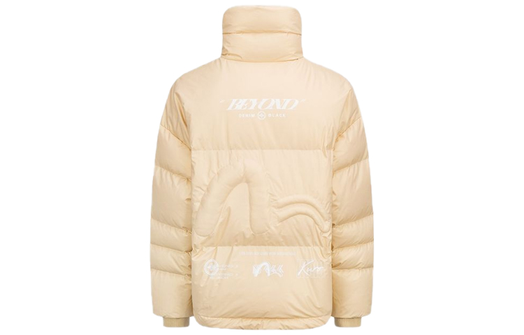 (Women) EVISU Quilted Seagull Double Collar Down Jacket Women’s Khaki. 2EAGNW1NJ258LFPL 圖 3