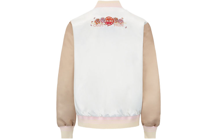 (Women) EVISU SS22  Colorblock Baseball Jacket Champagne Color 2ESHTW2JK729LFPL 圖 3