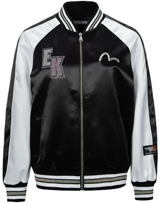 (W) EVISU SS24 黑色横须贺刺绣海鸥补丁夹克 2ESGNW4JK6001OSSN Lookbook (W) EVISU SS24 黑色横须贺刺绣海鸥补丁夹克 2ESGNW4JK6001OSSN