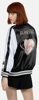 (W) EVISU SS24 黑色横须贺刺绣海鸥补丁夹克 2ESGNW4JK6001OSSN Shop (W) EVISU SS24 黑色横须贺刺绣海鸥补丁夹克 2ESGNW4JK6001OSSN