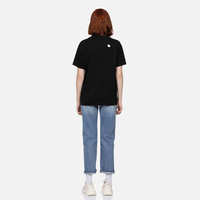 Details for (Women) EVISU SS24  Blue Denim Jeans with Seagull & Heart Embossed Design. 2ESHTW4JE4009FFDN