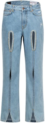 (W) EVISU SS24 水晶海鷗剪裁時尚牛仔褲 藍色牛仔. 2ESHTW4JE4097FFDN Order (W) EVISU SS24 水晶海鷗剪裁時尚牛仔褲 藍色牛仔. 2ESHTW4JE4097FFDN